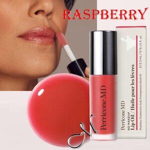 Perricone MD No Makeup Tinted Infused Lip Oil* ~ Raspberry / Framboise 5.5ml NIB